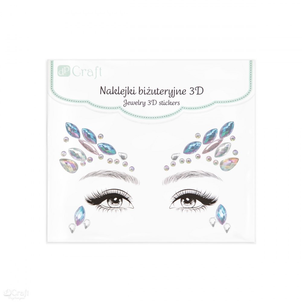 DECORATIVE JEWELRY STICKERS NIGHT BEAUTY PBH DALPRINT DPDS-009 DALPRINT